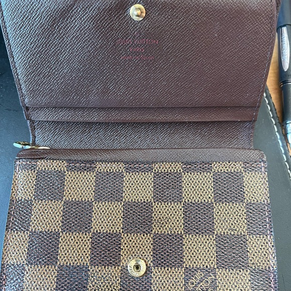 Louis Vuitton Damier Ebene Porte Monnaie Billets Tresor Bilfold Wallet - Picture 3 of 7